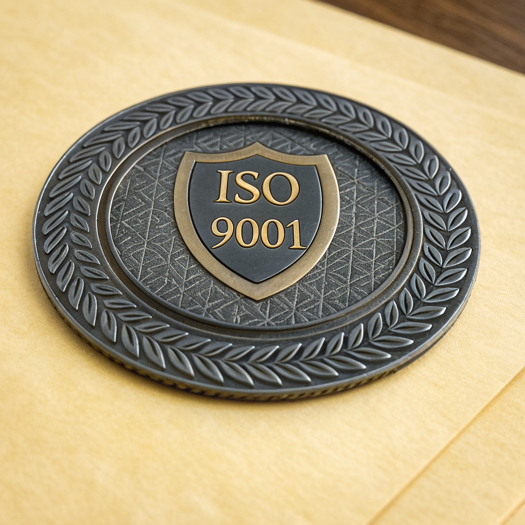 ISO 9001:2015 Official Certification Seal